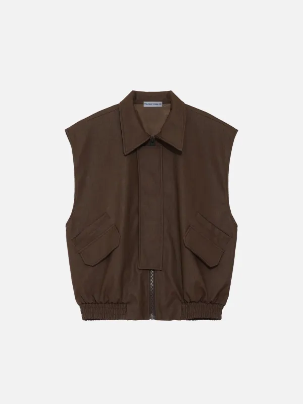 Aelfric Eden Solid Vintage Leather Vest sold by Aelfric Eden