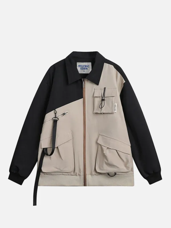 Aelfric Eden Patchwork Multi Pockets Jacket sold by Aelfric Eden