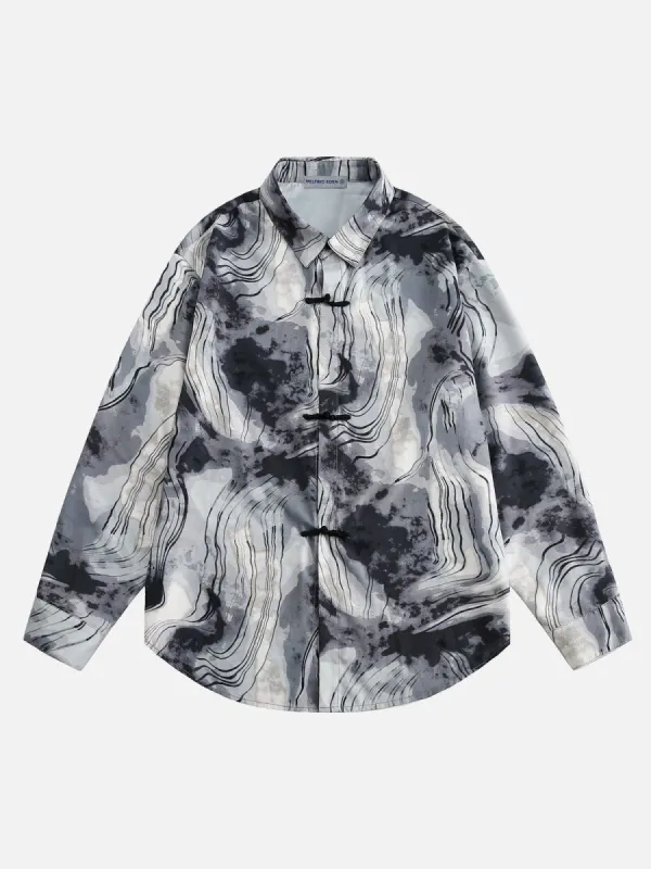 Aelfric Eden Ink Painting Long Sleeve Shirt sold by Aelfric Eden