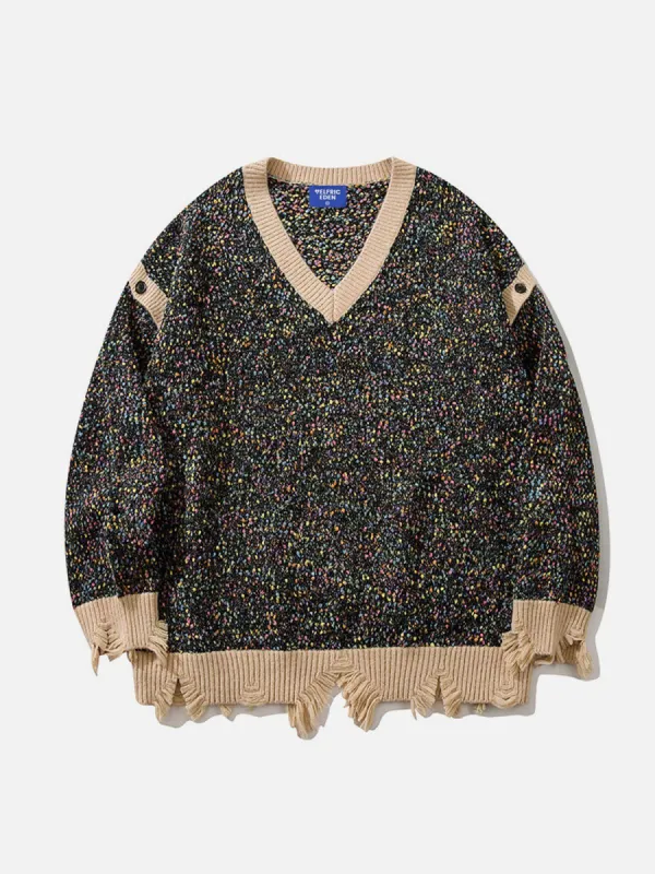 Aelfric Eden Colorful Detachable Sleeve Sweater sold by Aelfric Eden
