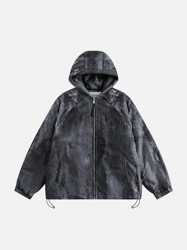 Aelfric Eden Tie Dye Hooded Winter Coat sold by Aelfric Eden