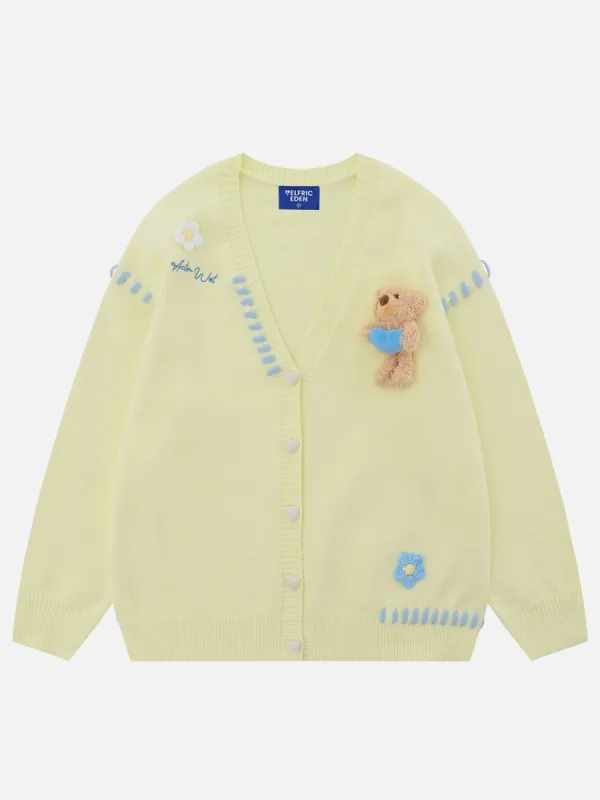 Aelfric Eden Bear Crochet Cardigan sold by Aelfric Eden