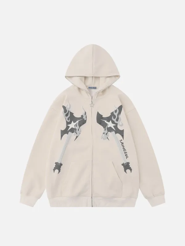 Aelfric Eden Guitar Flame Elements Hoodie sold by Aelfric Eden