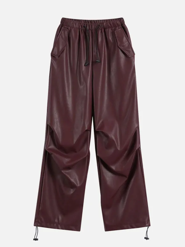 Aelfric Eden Solid Drawstring Leather Pants sold by Aelfric Eden