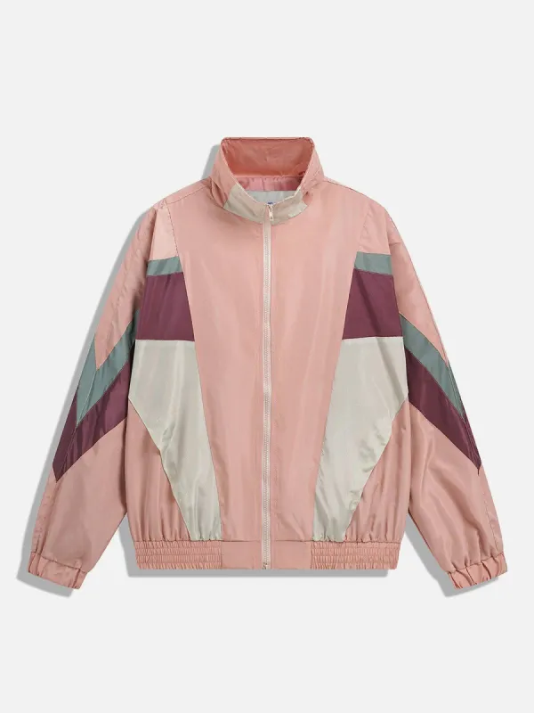 Aelfric Eden Reflective Striped Patchwork Jacket sold by Aelfric Eden