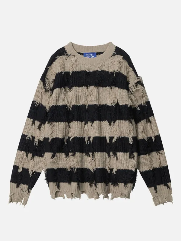 Aelfric Eden Stripe Fringe Sweater sold by Aelfric Eden