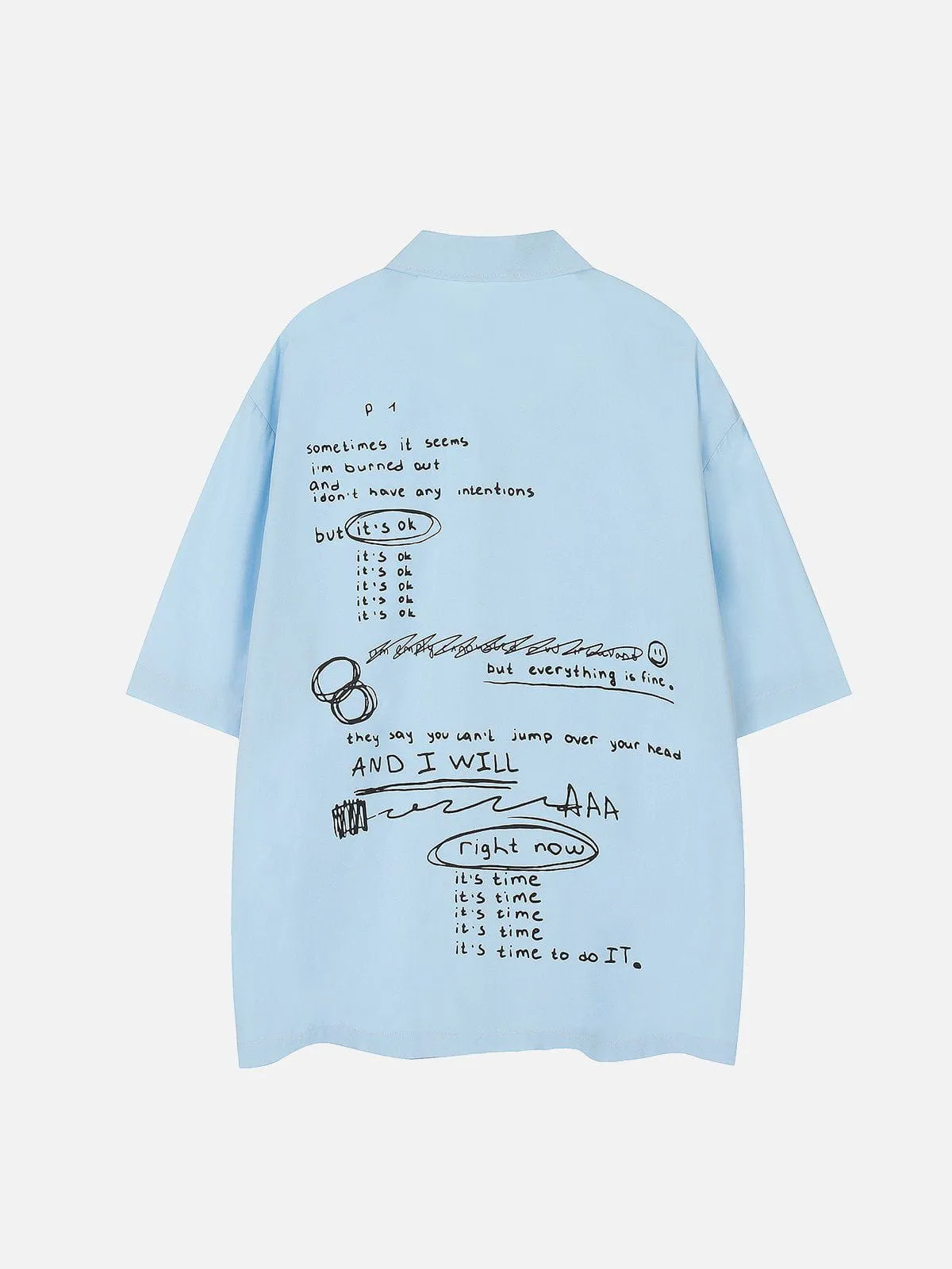 Aelfric Eden Funny Print Short Sleeve Shirt sold by Aelfric Eden product image thumbnail 3