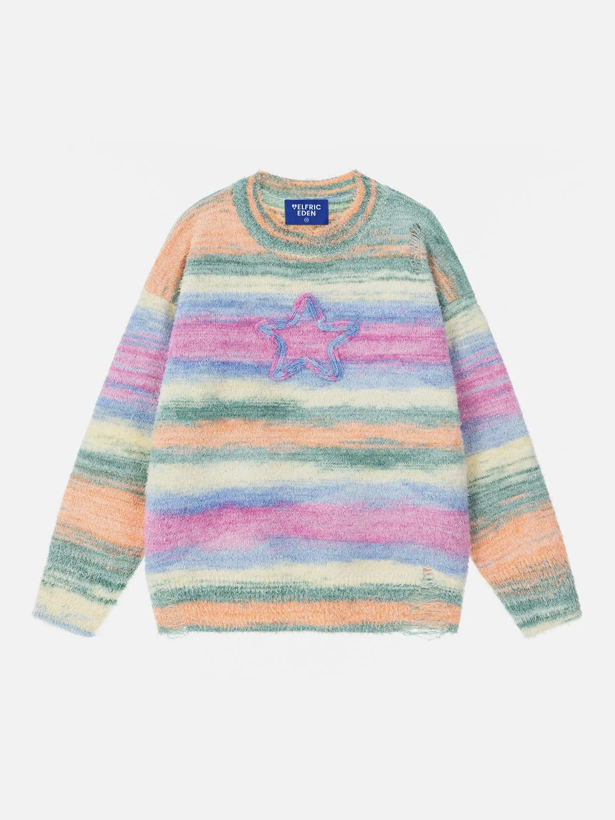 Aelfric Eden Colorful Stripe Star Sweater sold by Aelfric Eden
