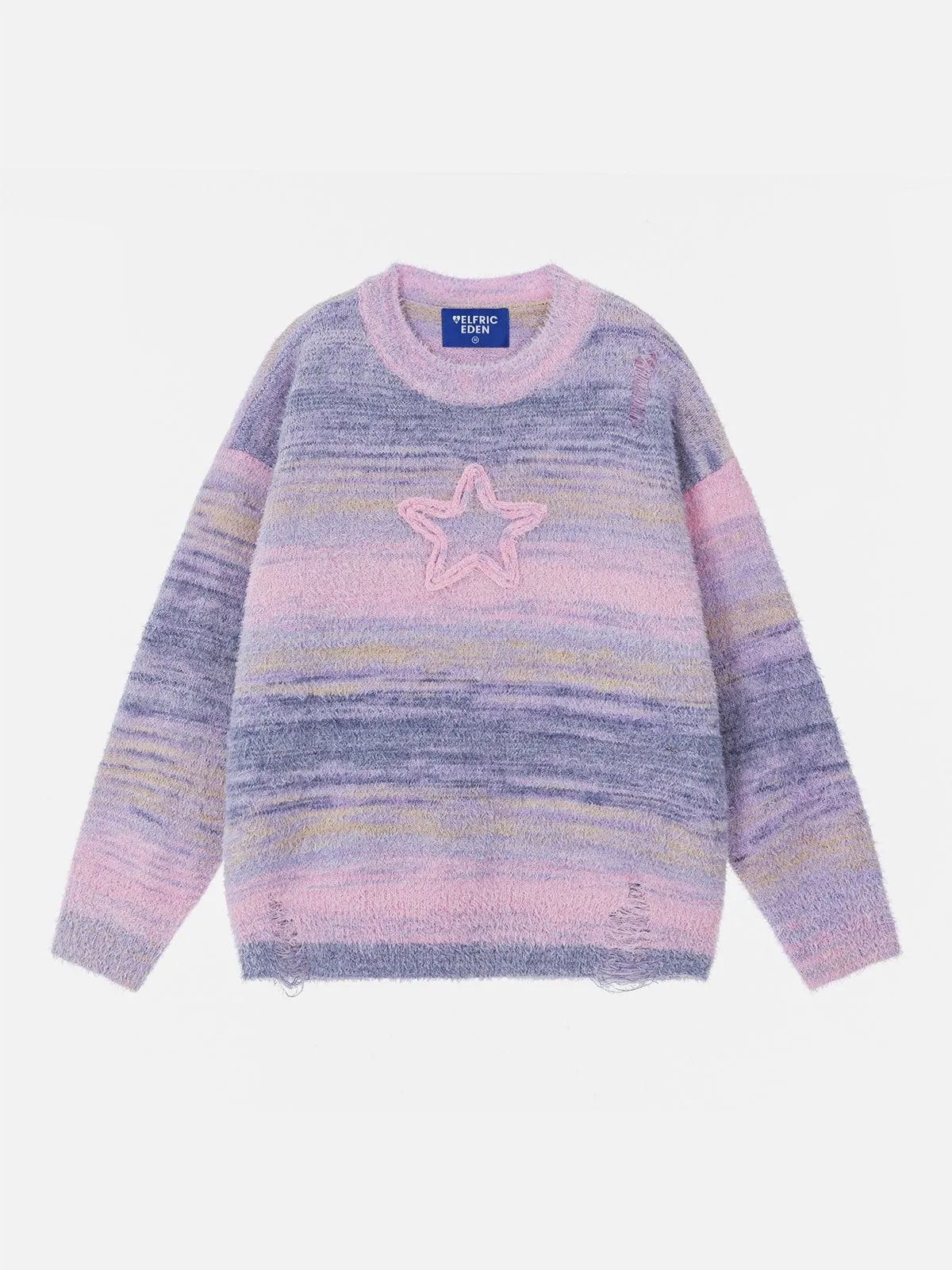 Aelfric Eden Colorful Stripe Star Sweater sold by Aelfric Eden product image thumbnail 3