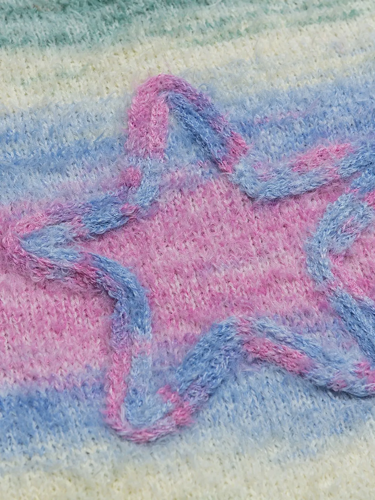 Aelfric Eden Colorful Stripe Star Sweater sold by Aelfric Eden product image thumbnail 4