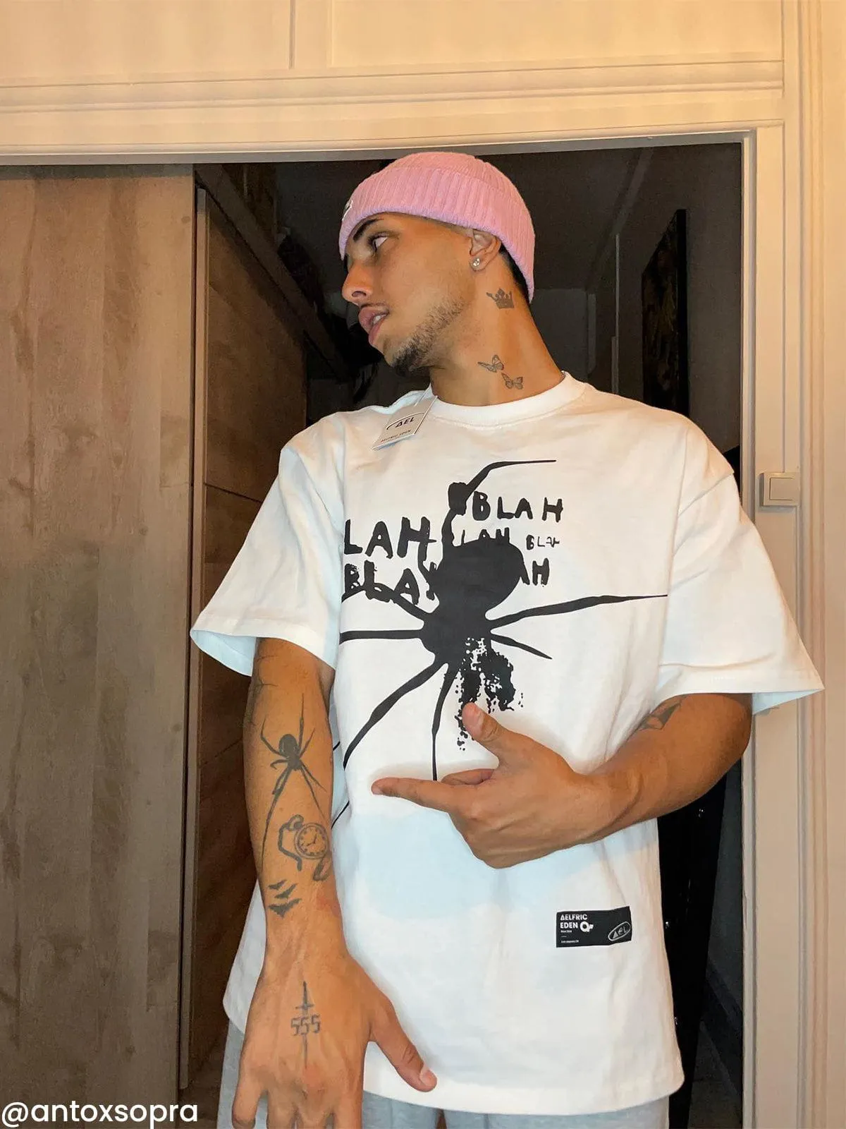 Aelfric Eden Spider Shadow Print Tee sold by Aelfric Eden product image thumbnail 4