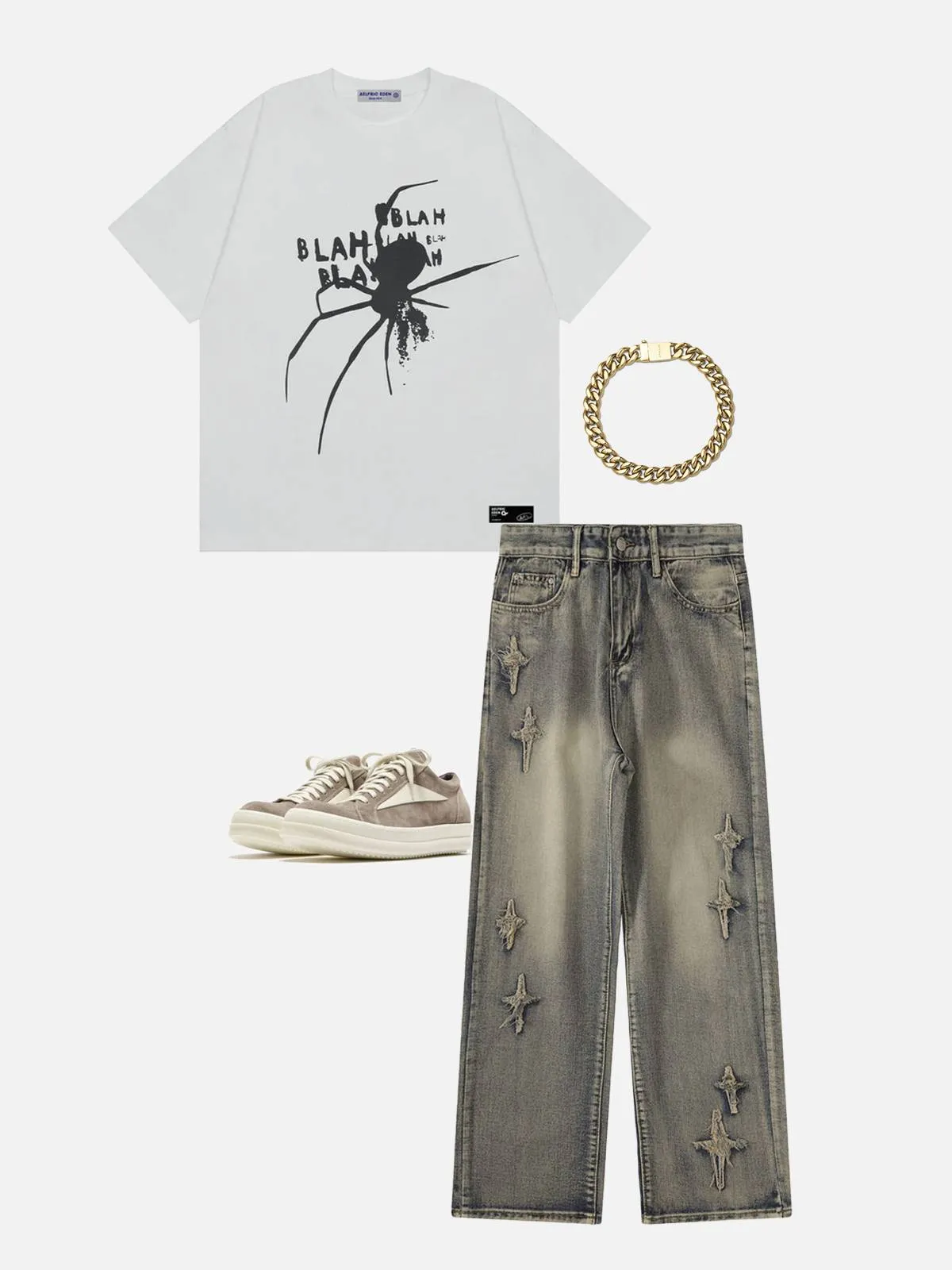 Aelfric Eden Spider Shadow Print Tee sold by Aelfric Eden product image thumbnail 5