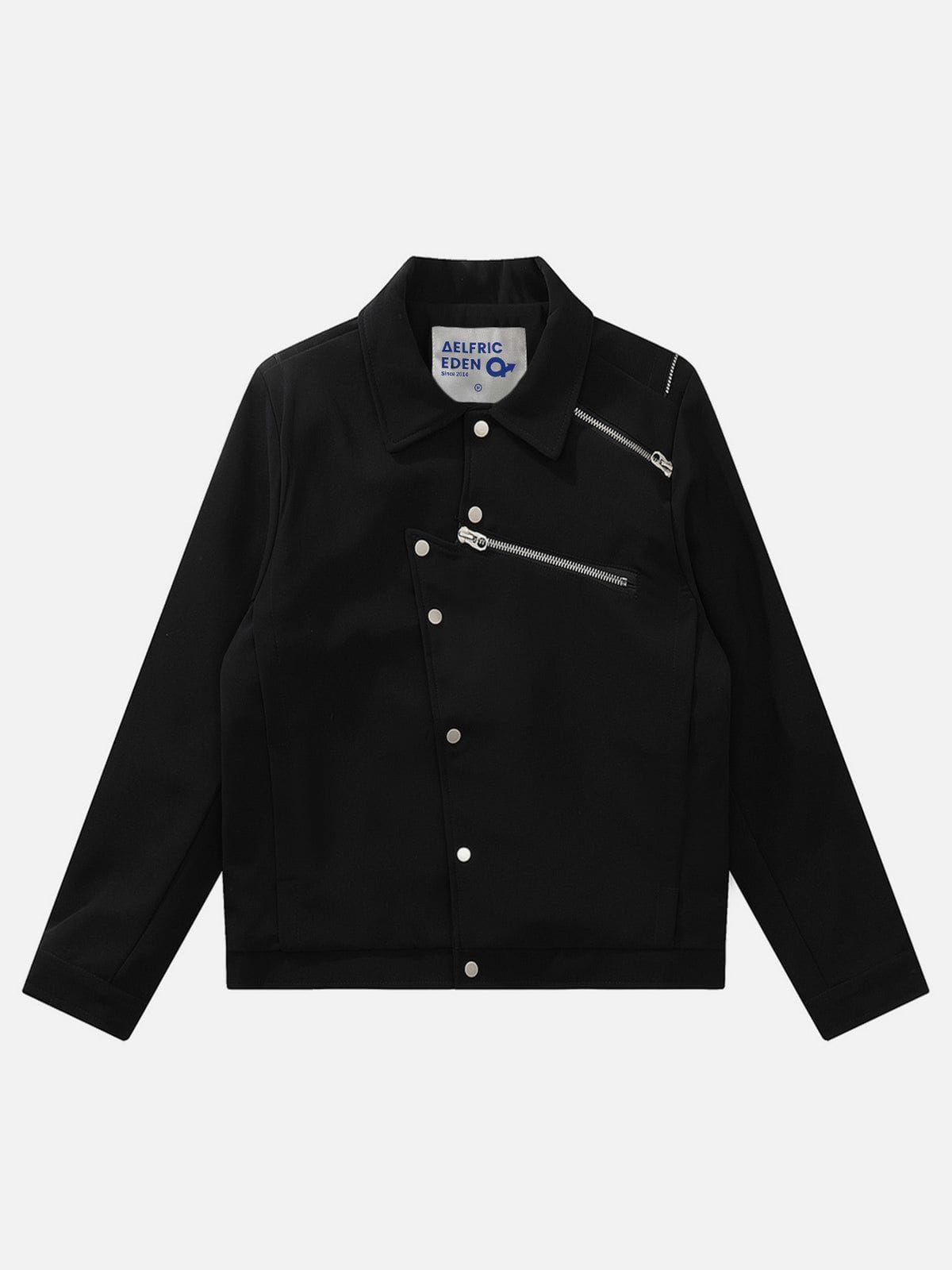 Aelfric Eden Irregular Zip Up Jacket sold by Aelfric Eden product image thumbnail 2