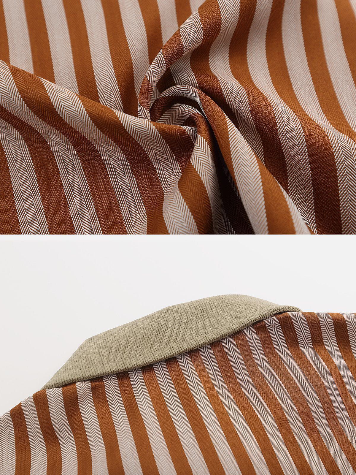 Aelfric Eden Clashing Stripes 3D Flowers Short Sleeve Shirts sold by Aelfric Eden product image thumbnail 7