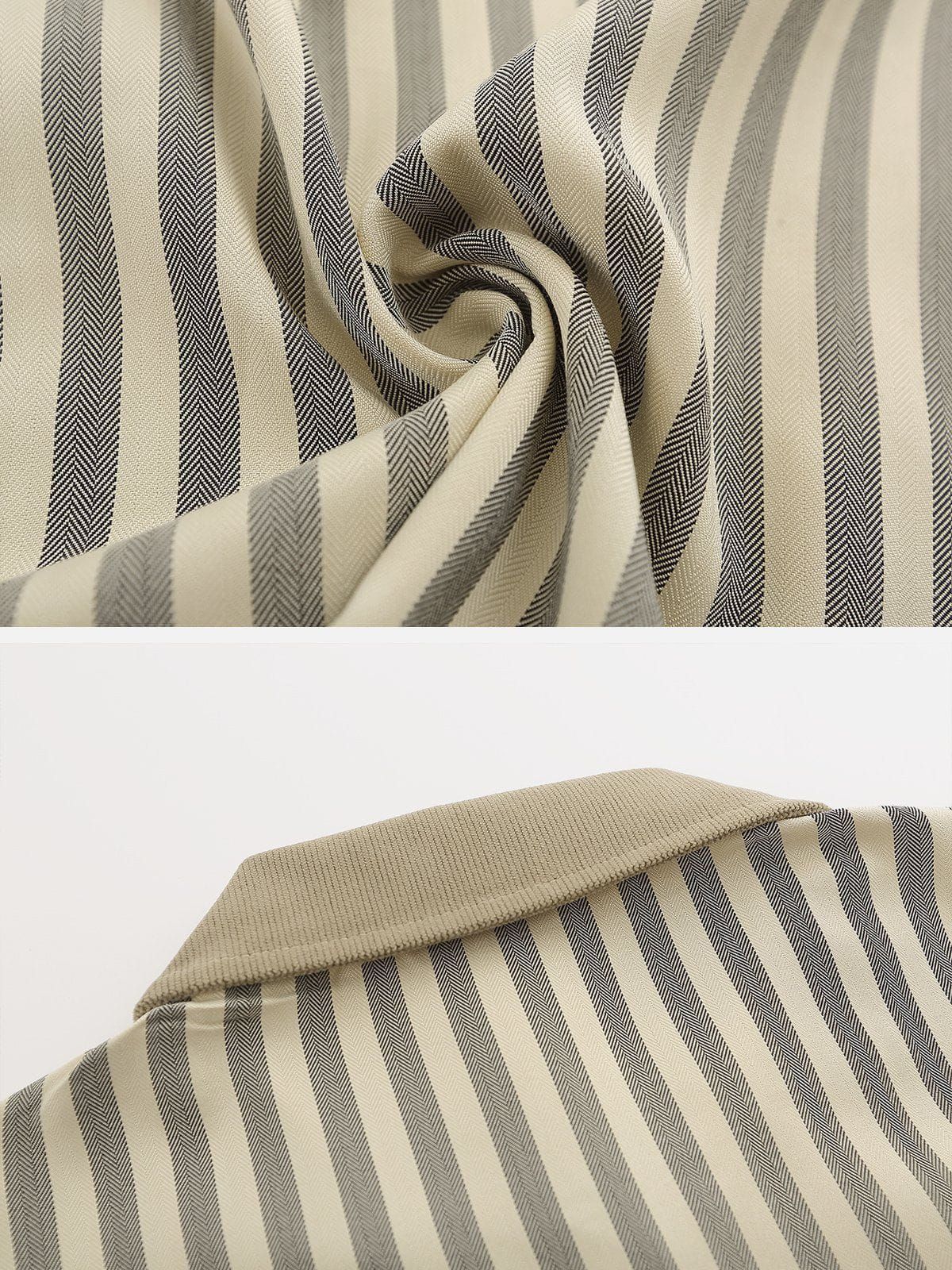 Aelfric Eden Clashing Stripes 3D Flowers Short Sleeve Shirts sold by Aelfric Eden product image thumbnail 8