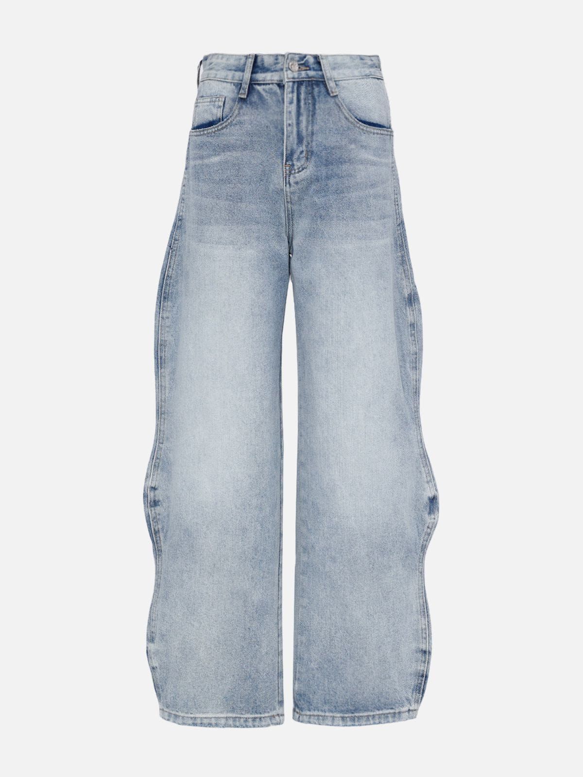 Wave Wide-leg Washed Jeans sold by Aelfric Eden product image thumbnail 2