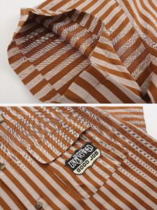 Aelfric Eden Clashing Stripes 3D Flowers Short Sleeve Shirts sold by Aelfric Eden