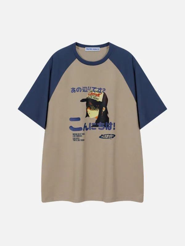 Aelfric Eden Comic Girl Print Tee sold by Aelfric Eden