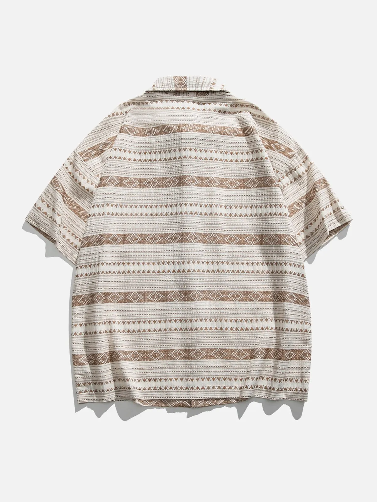 Aelfric Eden Ethnic Style Necktie Short Sleeve Shirt sold by Aelfric Eden product image thumbnail 3