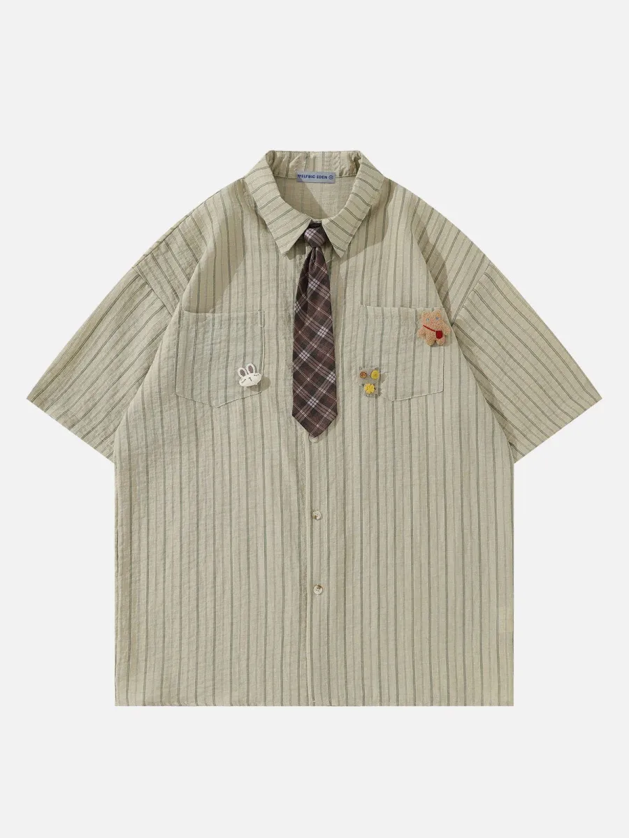 Aelfric Eden Cute Pin Doll Short Sleeve Shirt | Parallel
