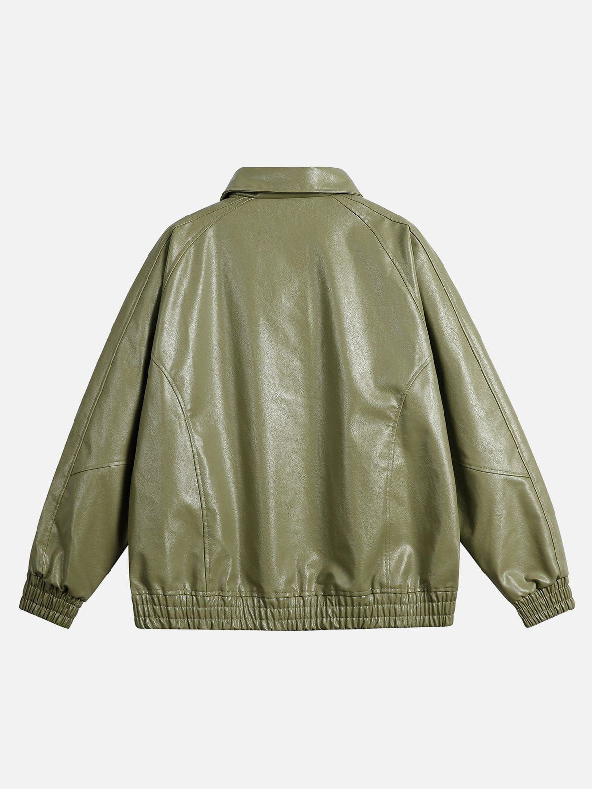 Aelfric Eden Irregular Patchwork Leather Jacket sold by Aelfric Eden product image thumbnail 3