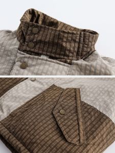 Aelfric Eden Plaid Patchwork Winter Coat sold by Aelfric Eden