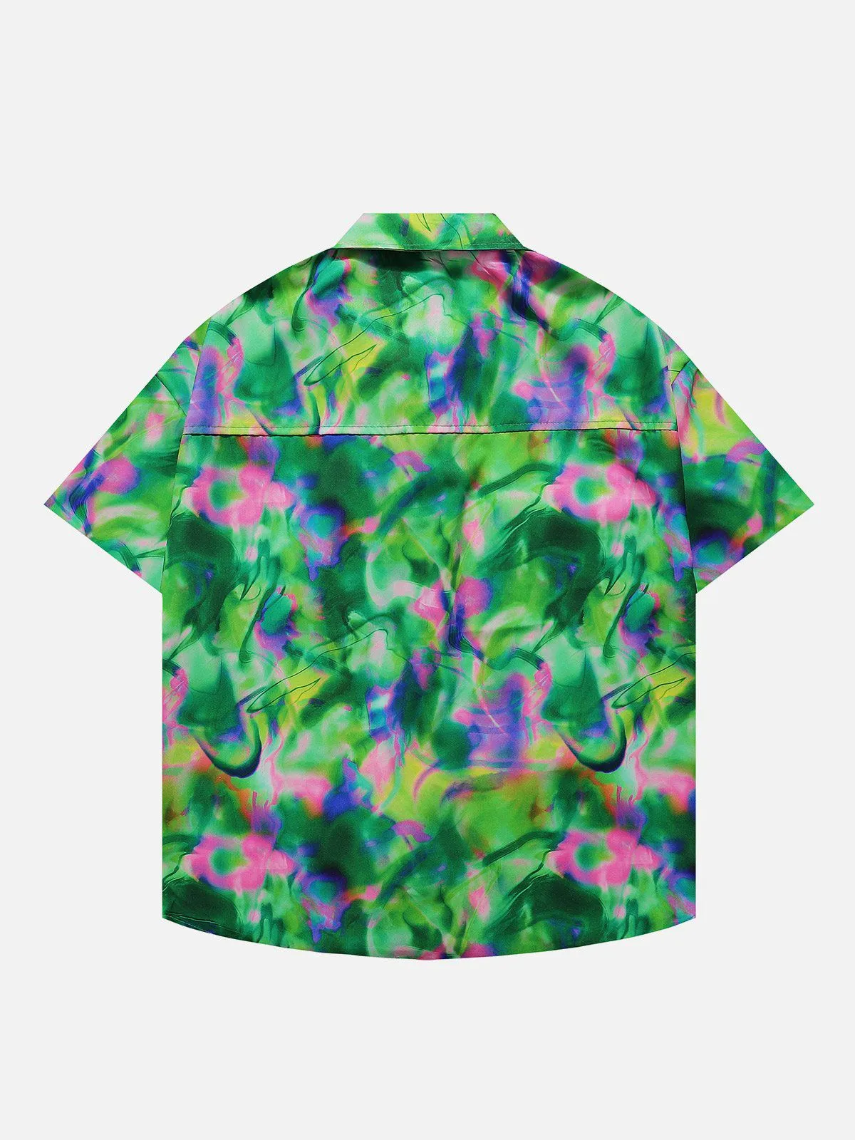 Aelfric Eden Abstract Tie Dye Short Sleeve Shirt sold by Aelfric Eden product image thumbnail 2