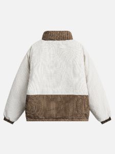 Aelfric Eden Plaid Patchwork Winter Coat sold by Aelfric Eden