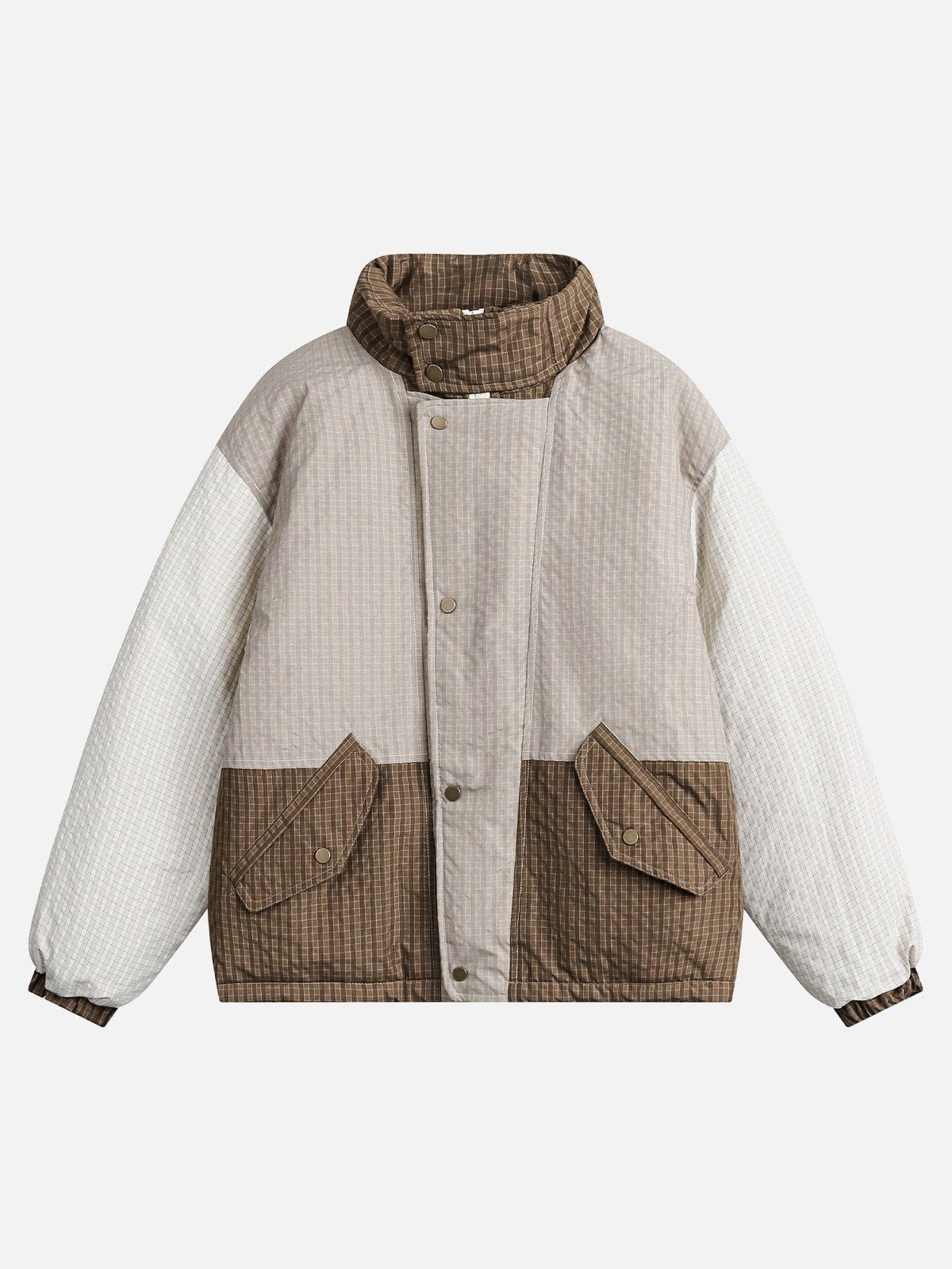 Aelfric Eden Plaid Patchwork Winter Coat sold by Aelfric Eden