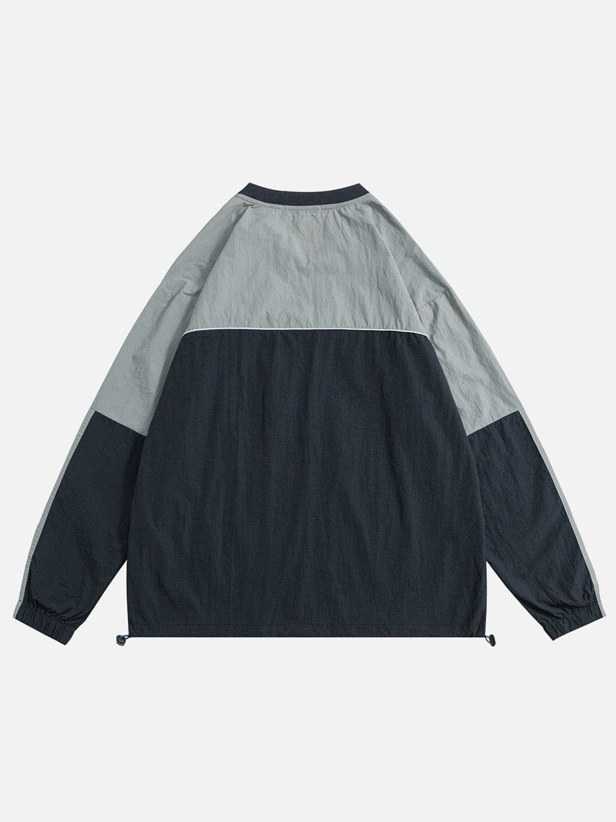 Aelfric Eden Color Block Letter Print Racing Sweatshirt sold by Aelfric Eden product image thumbnail 5