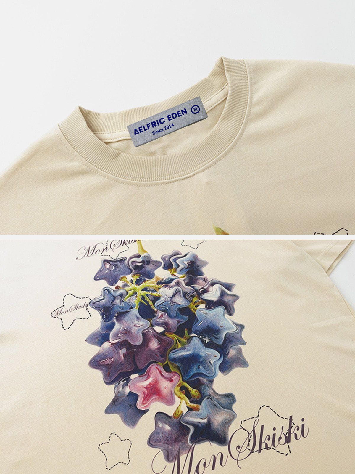 Aelfric Eden Grape Stars Print Tee sold by Aelfric Eden product image thumbnail 5