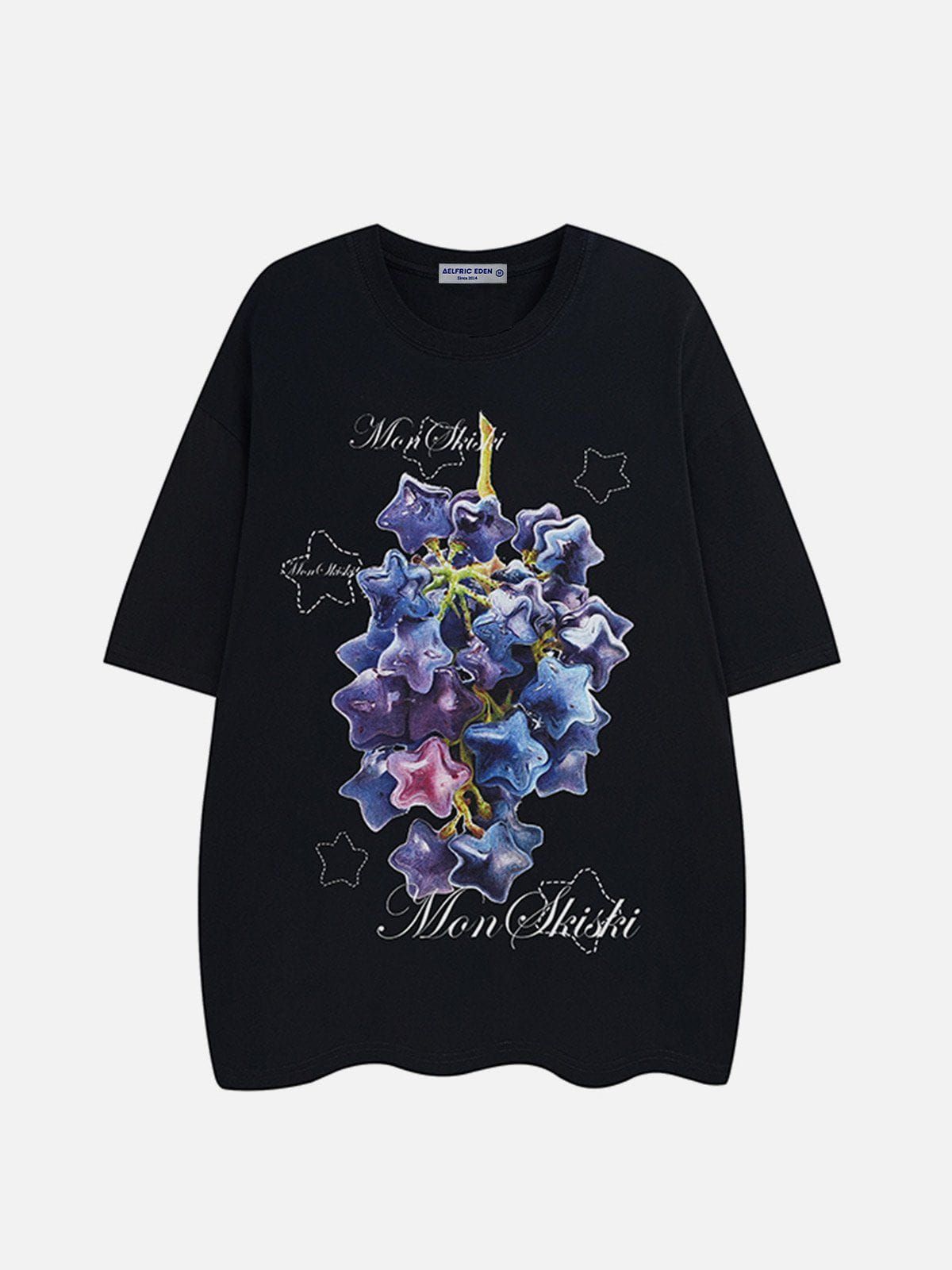 Aelfric Eden Grape Stars Print Tee sold by Aelfric Eden product image thumbnail 2