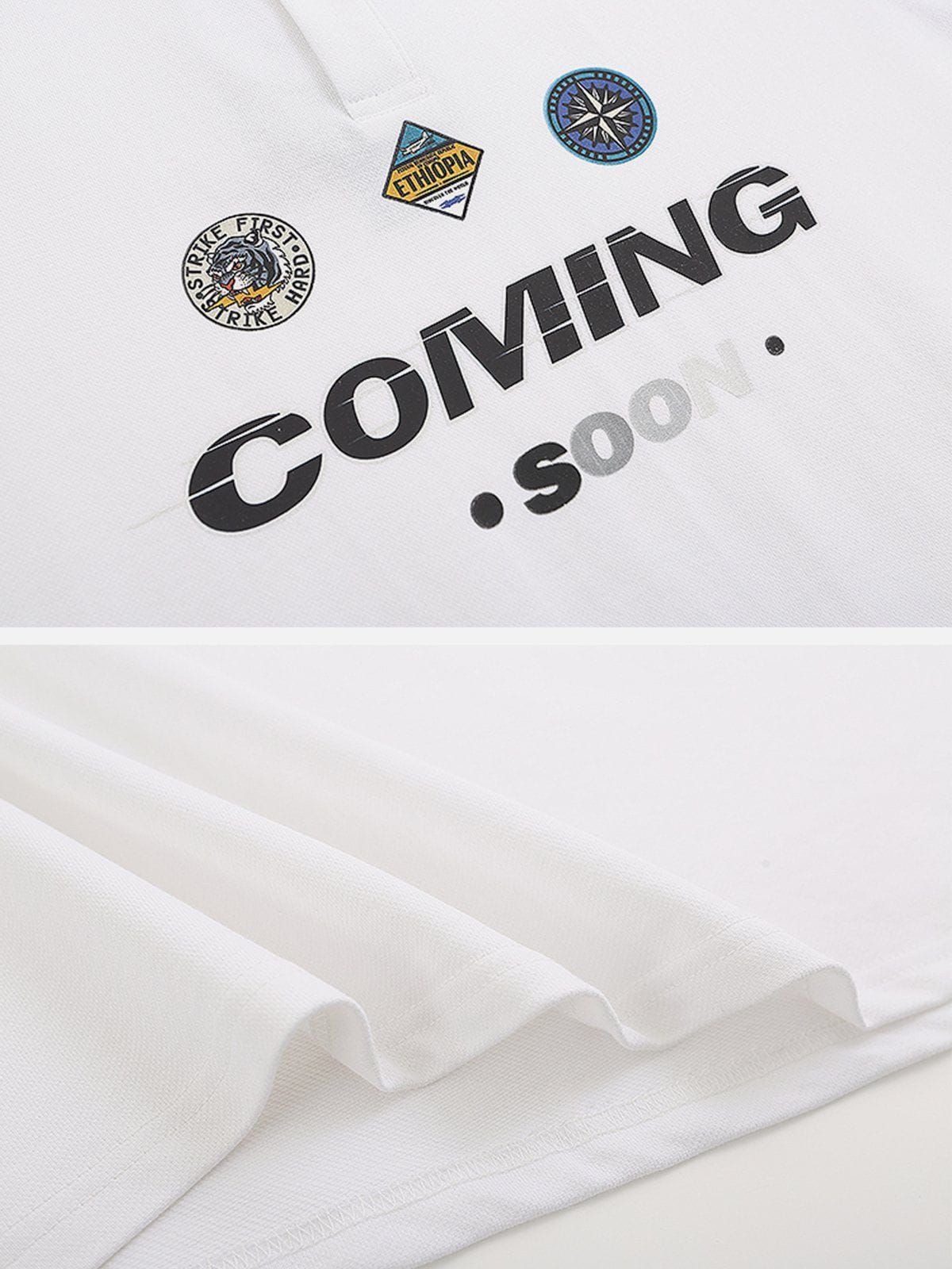 Aelfric Eden Letter Print Panel Tee sold by Aelfric Eden product image thumbnail 7