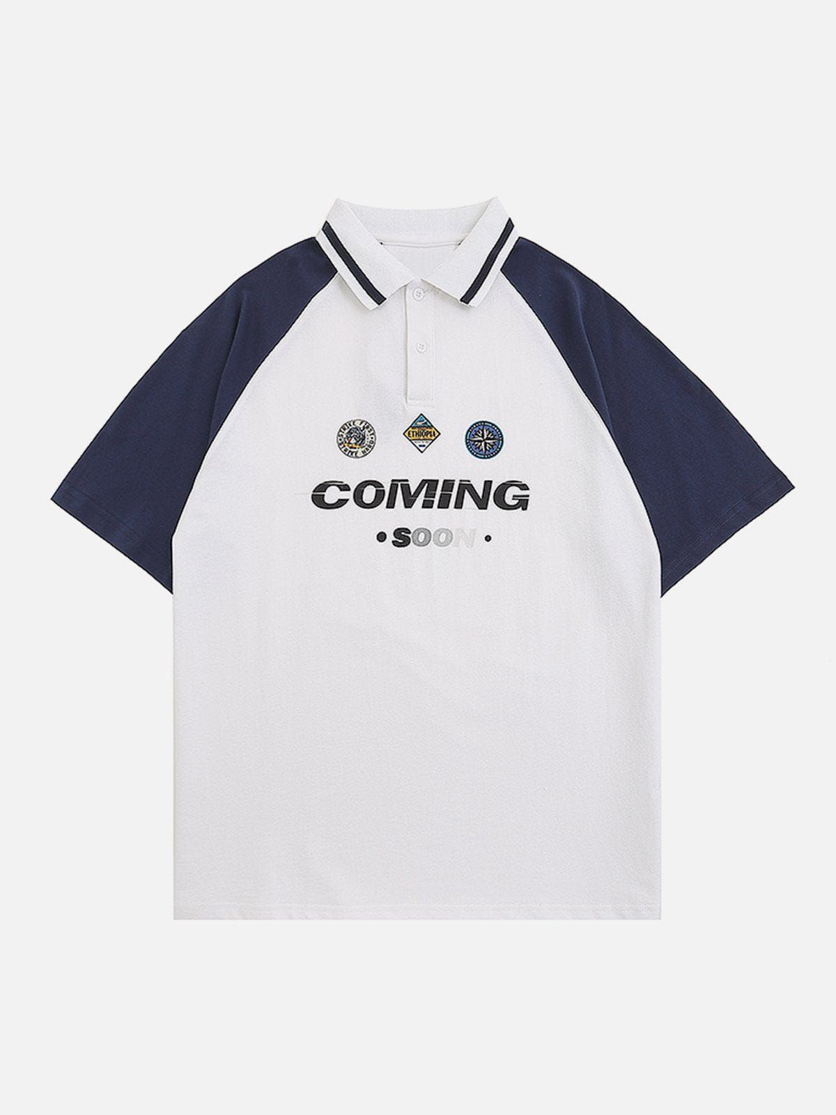 Aelfric Eden Letter Print Panel Tee sold by Aelfric Eden product image thumbnail 5