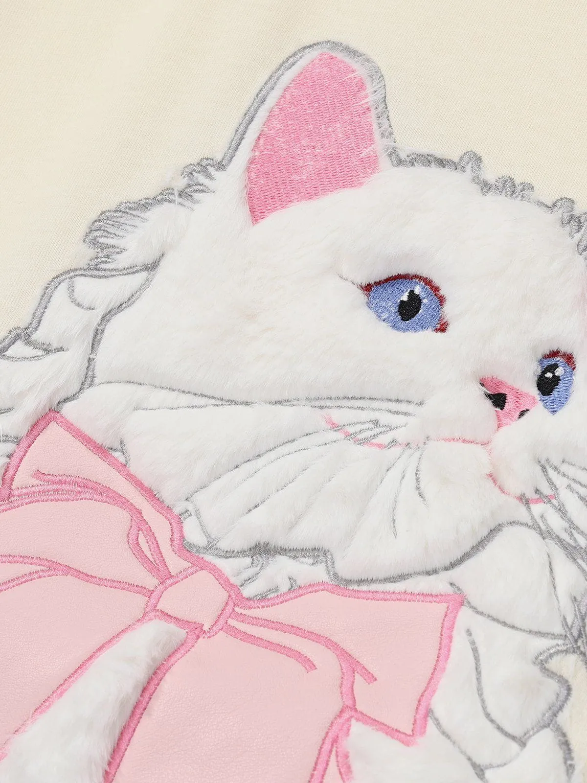 Aelfric Eden Applique Embroidery Cat Tee sold by Aelfric Eden product image thumbnail 4