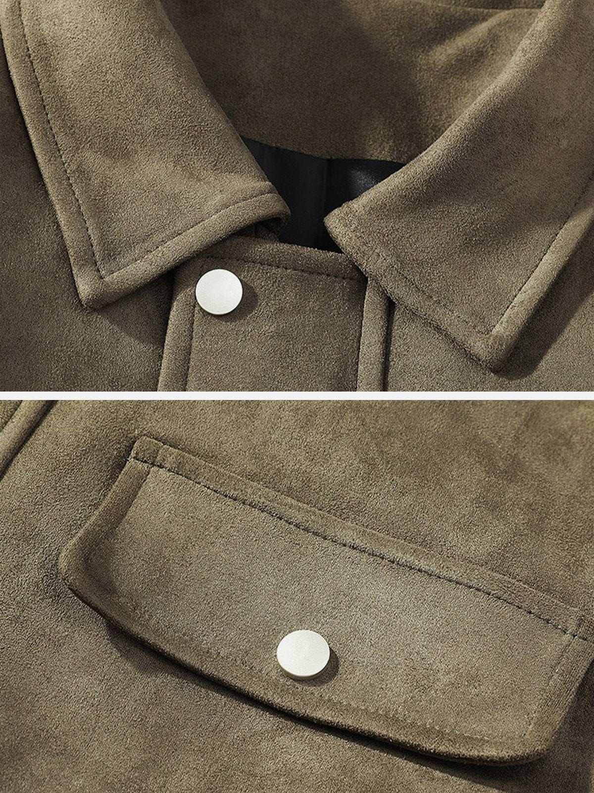 Aelfric Eden Vintage Solid Suede Jacket sold by Aelfric Eden product image thumbnail 4