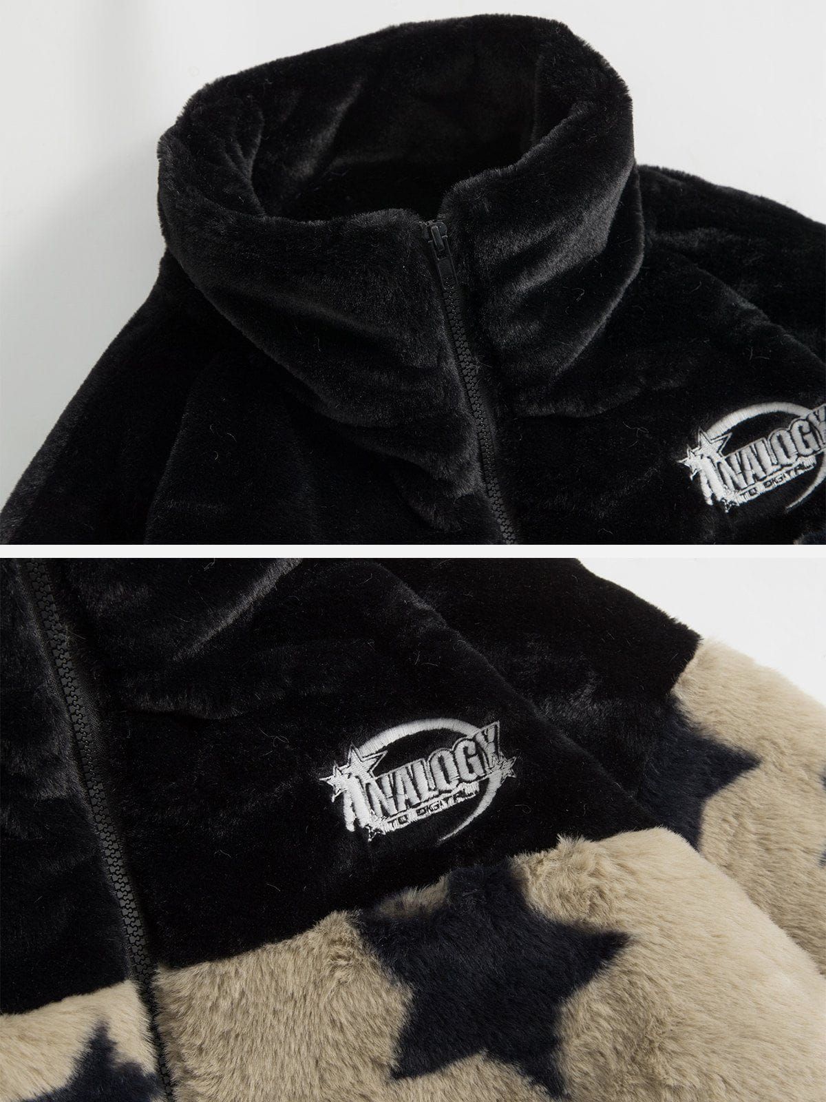 Aelfric Eden Star Panel Sherpa Coat sold by Aelfric Eden product image thumbnail 3