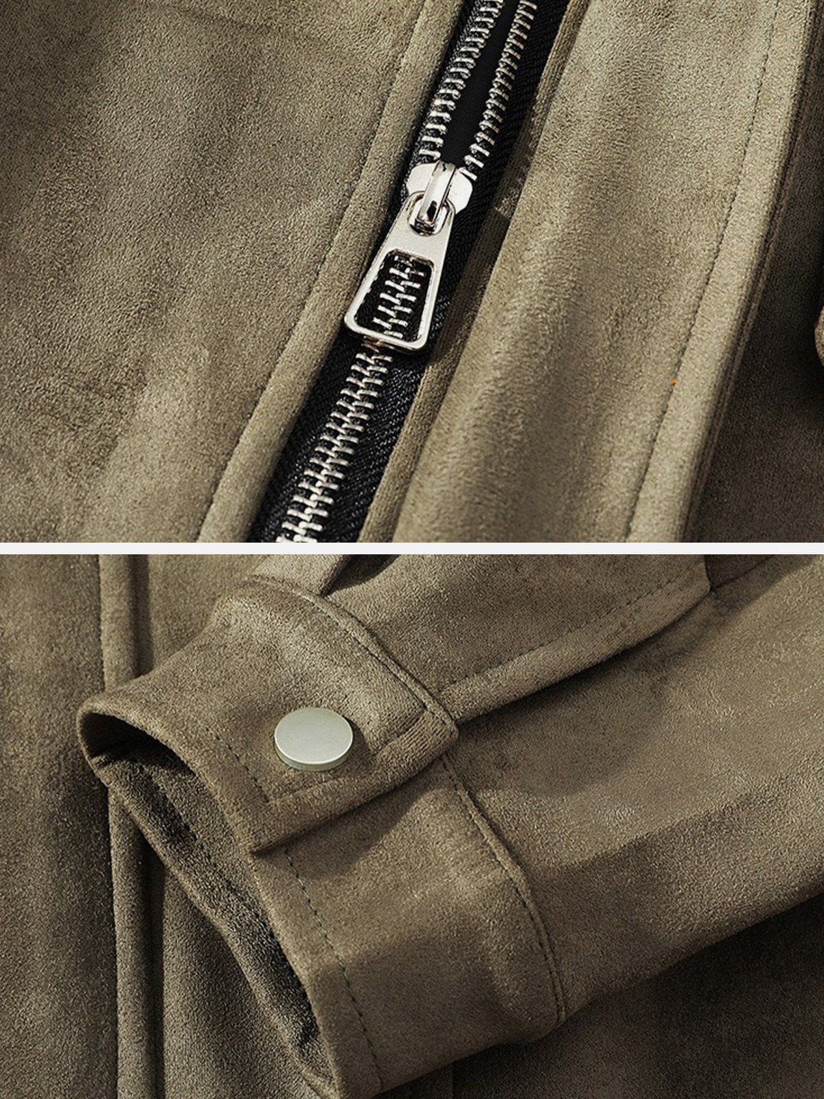 Aelfric Eden Vintage Solid Suede Jacket sold by Aelfric Eden product image thumbnail 5