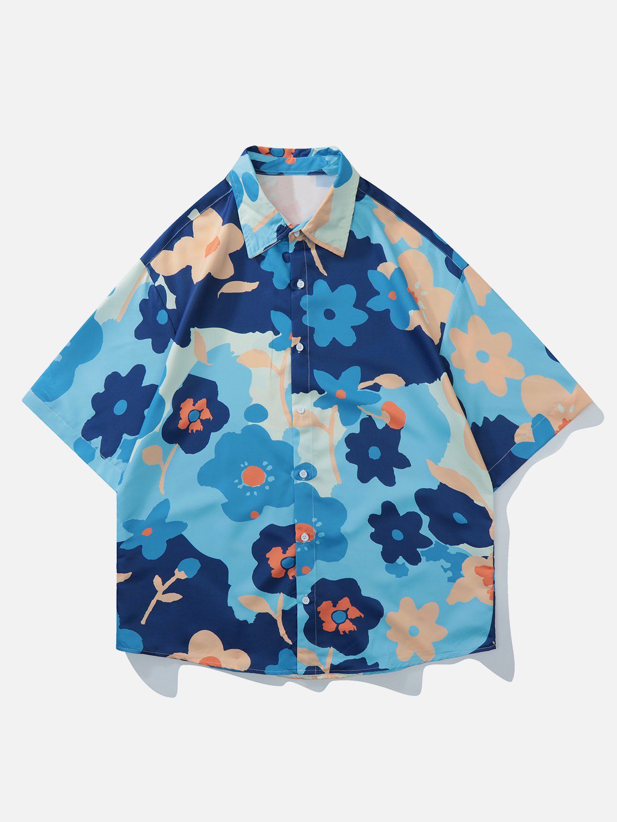 Aelfric Eden "Bloom Blast" Flowers Print Short Sleeve Shirts sold by Aelfric Eden product image thumbnail 2