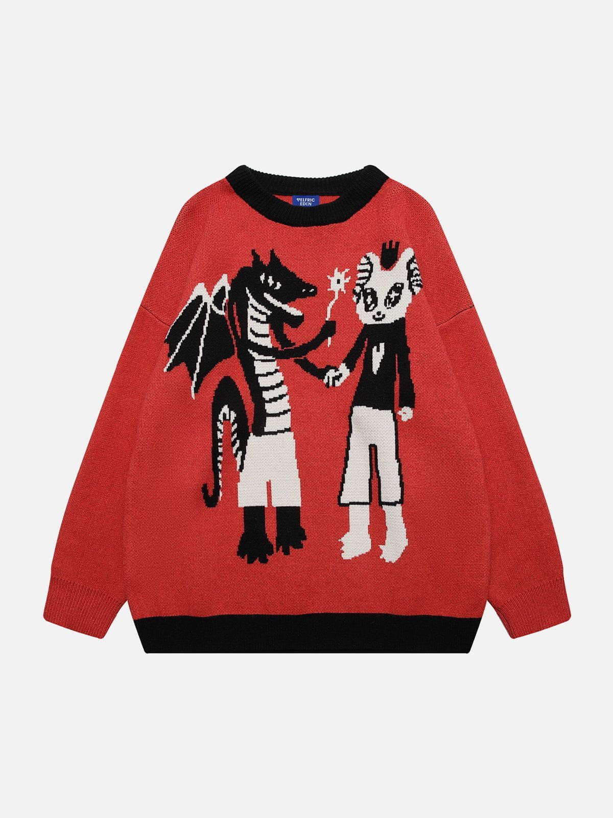 Aelfric Eden Funny Pattern Sweater sold by Aelfric Eden