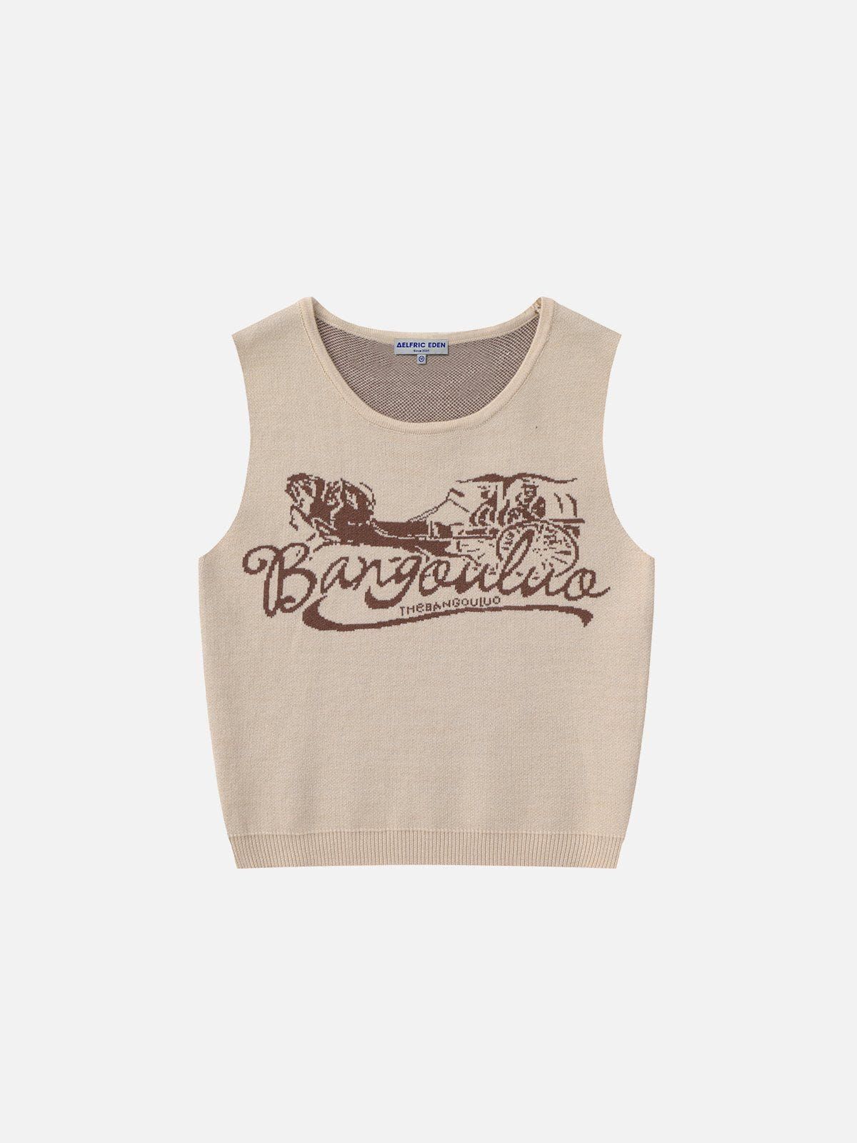 Carriage Graphic Tank Top sold by Aelfric Eden