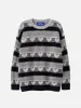 Aelfric Eden Stripes Heart Jacquard Sweater sold by Aelfric Eden