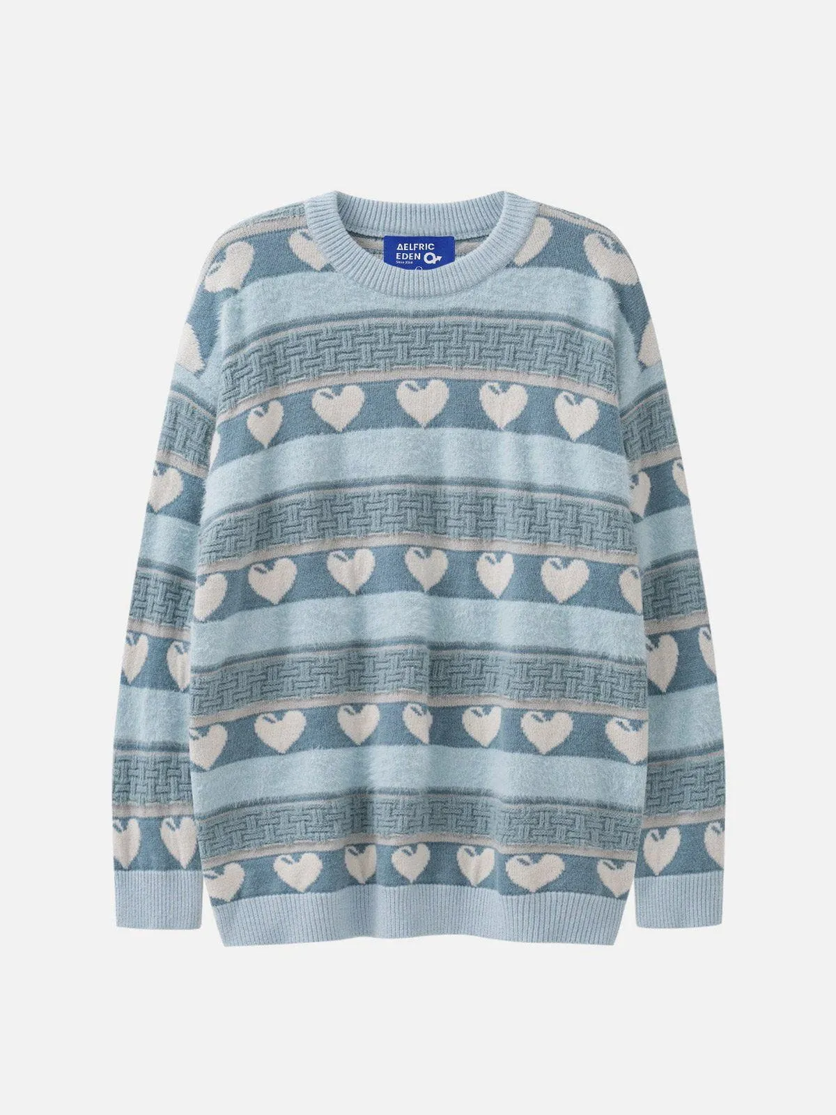 Aelfric Eden Stripes Heart Jacquard Sweater sold by Aelfric Eden
