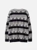 Aelfric Eden Stripes Heart Jacquard Sweater sold by Aelfric Eden