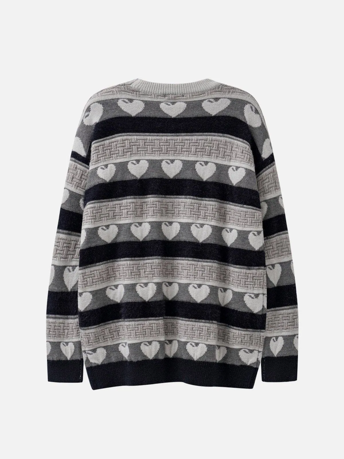 Aelfric Eden Stripes Heart Jacquard Sweater sold by Aelfric Eden product image thumbnail 4