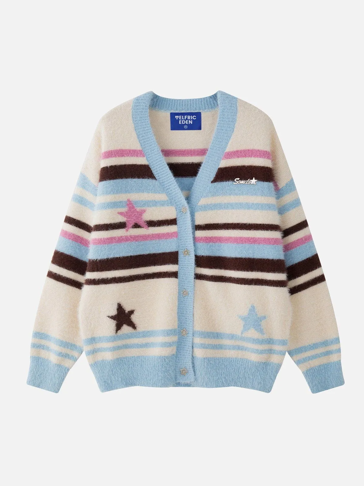 Aelfric Eden Stripe Star Scarf Cardigan sold by Aelfric Eden product image thumbnail 3