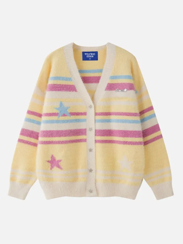 Aelfric Eden Stripe Star Scarf Cardigan sold by Aelfric Eden