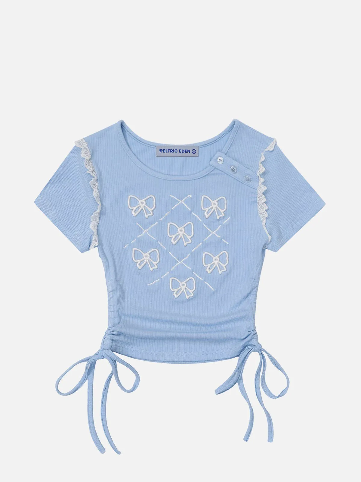 Aelfric Eden Embroidery Bow Lace Tee sold by Aelfric Eden