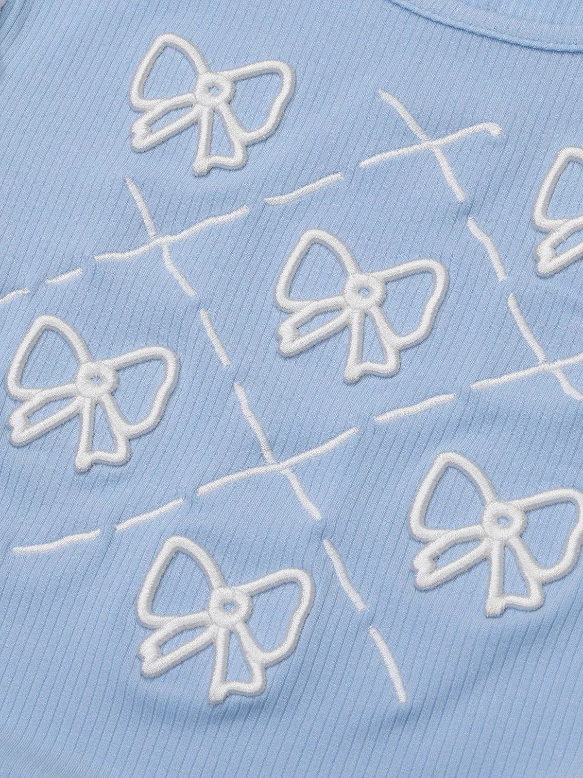 Aelfric Eden Embroidery Bow Lace Tee sold by Aelfric Eden product image thumbnail 4