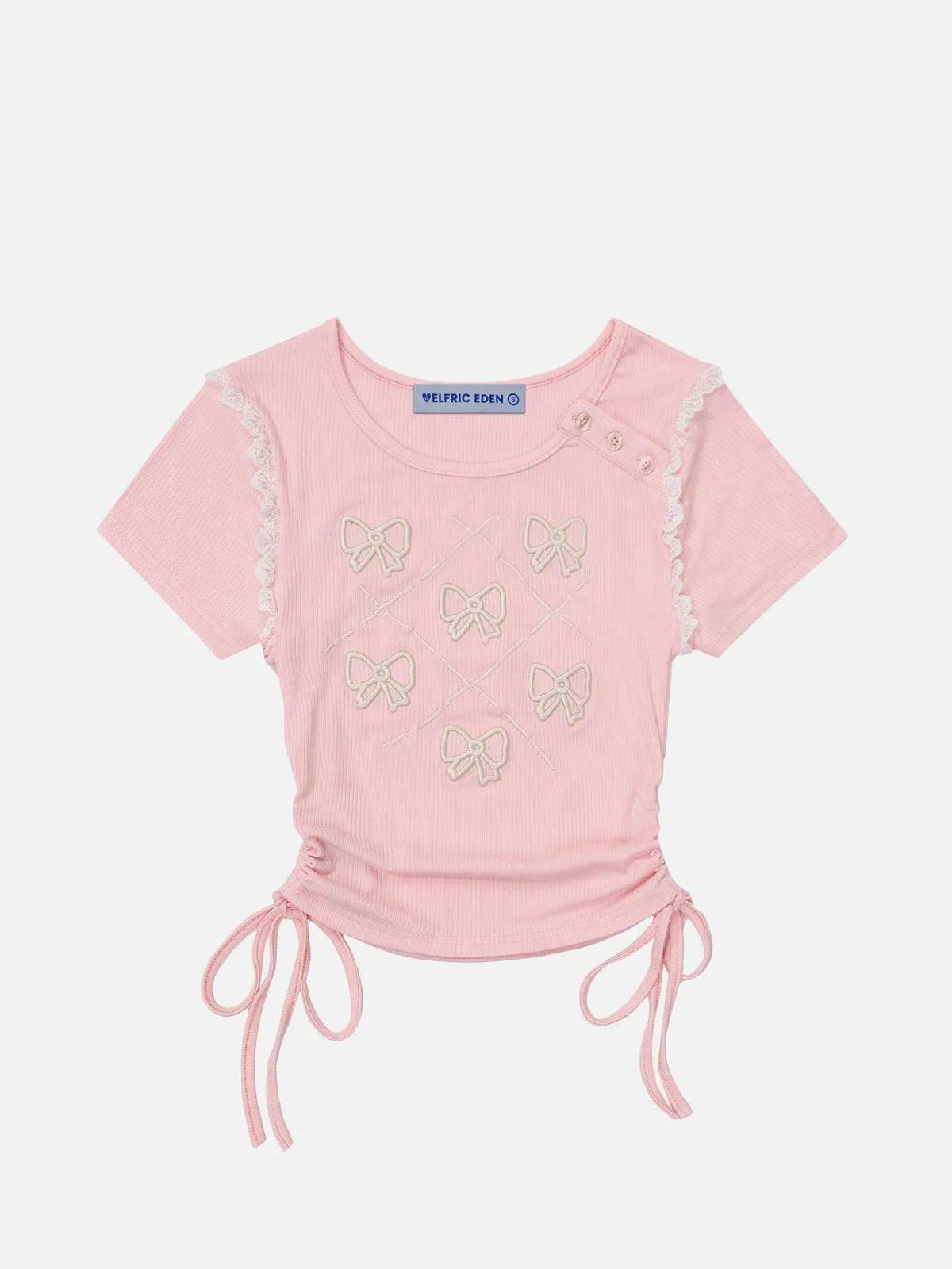 Aelfric Eden Embroidery Bow Lace Tee sold by Aelfric Eden product image thumbnail 2